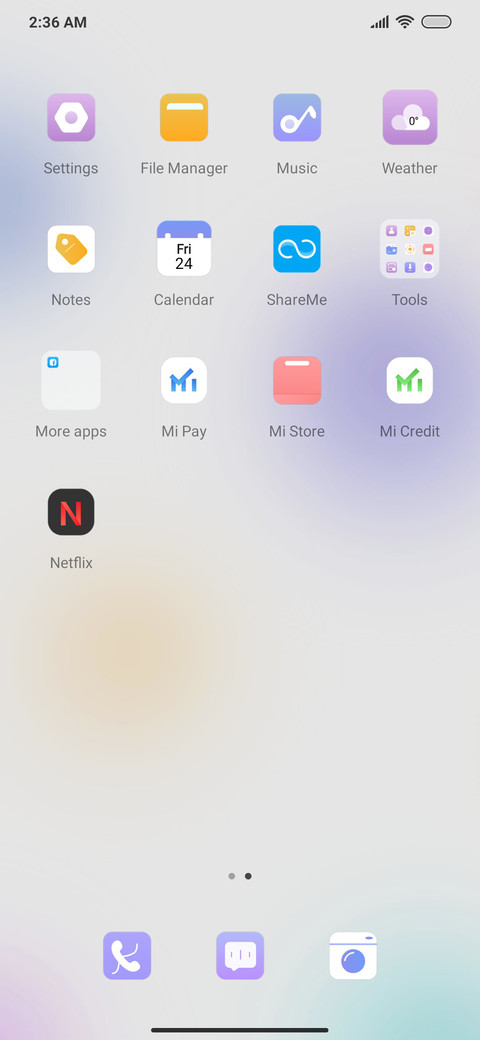 Round colored ball screenshot