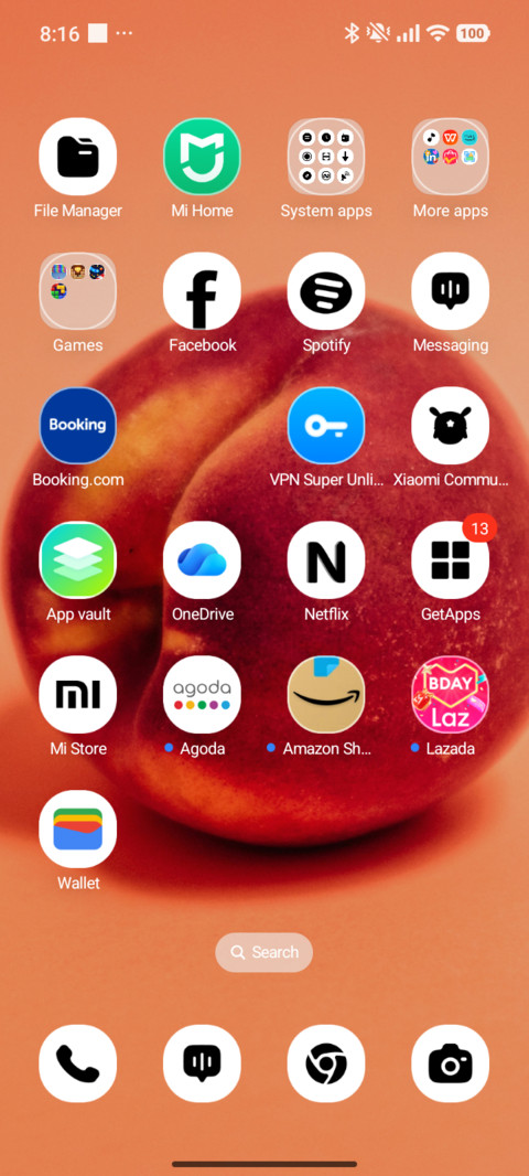 Red Minimal screenshot