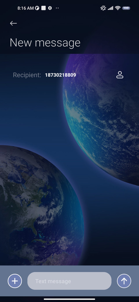 Icon interaction screenshot