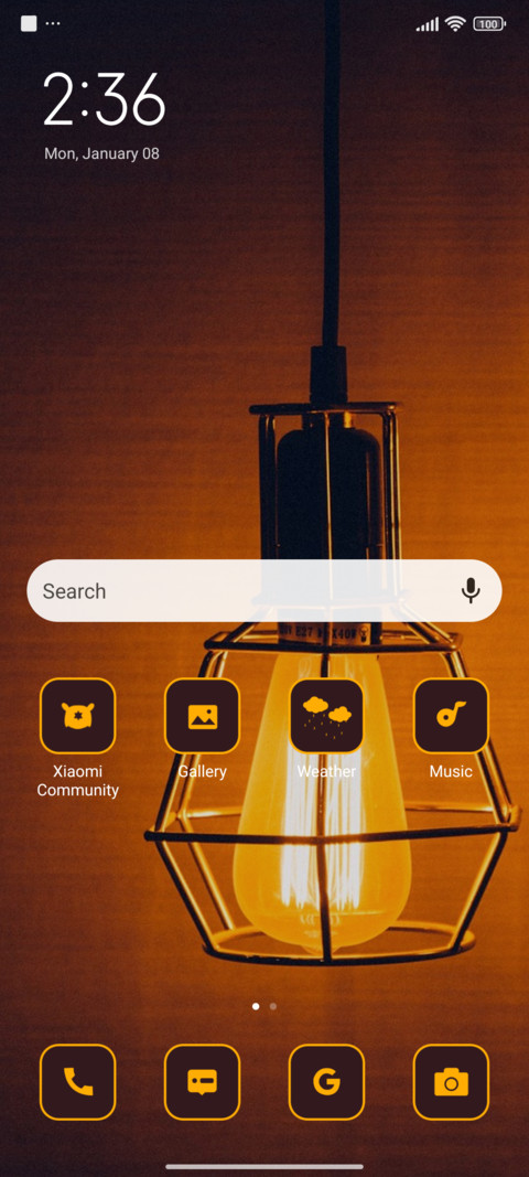 bulb lamp screenshot