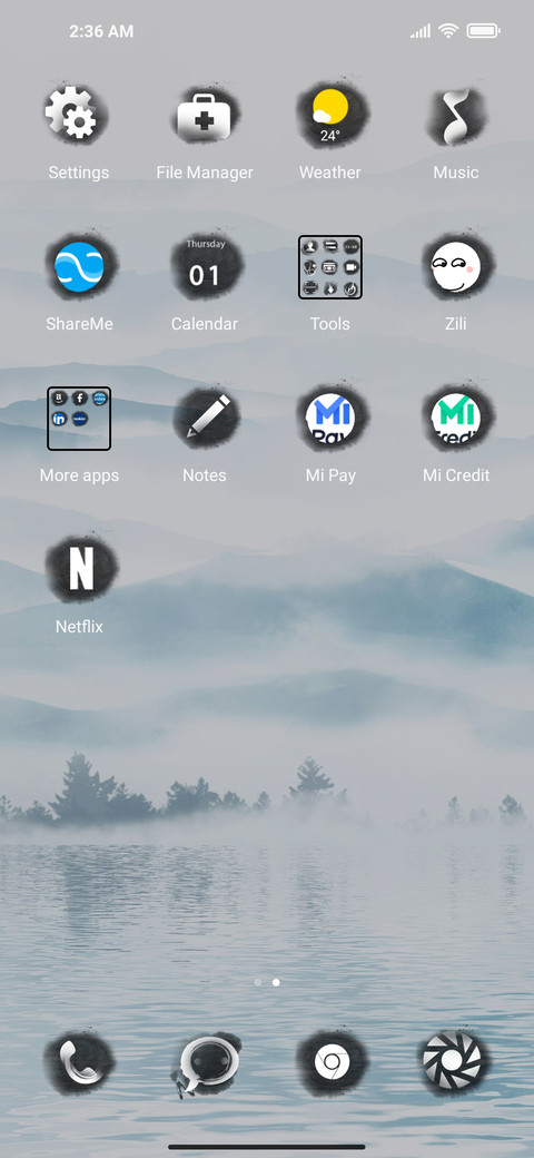 Cloud and mountain screenshot
