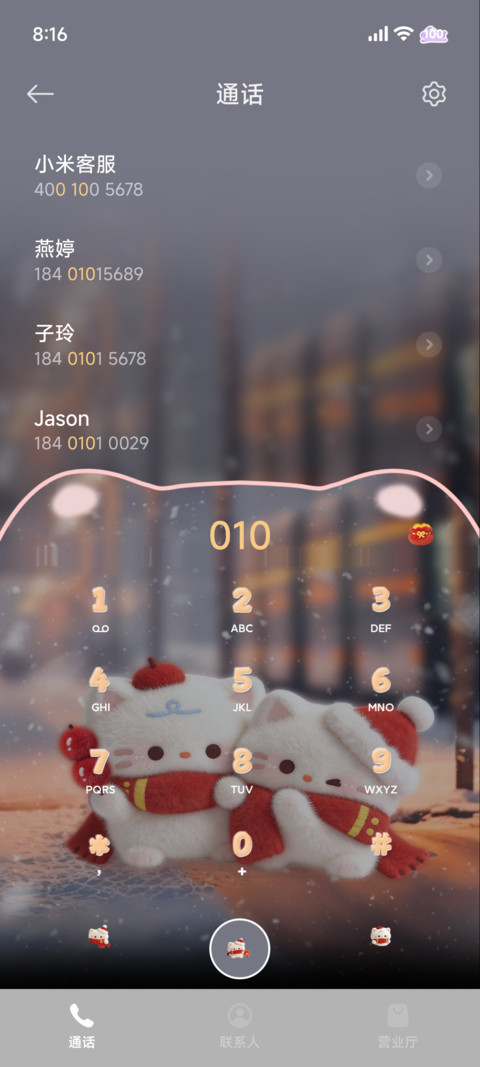 毛绒图标新年烟花猫 screenshot