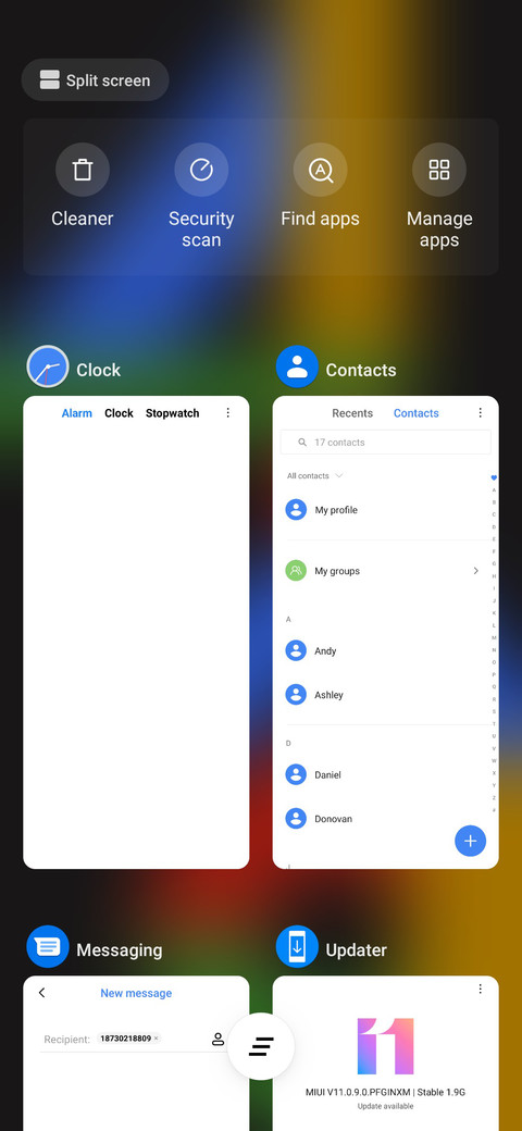 Pixel 4a screenshot