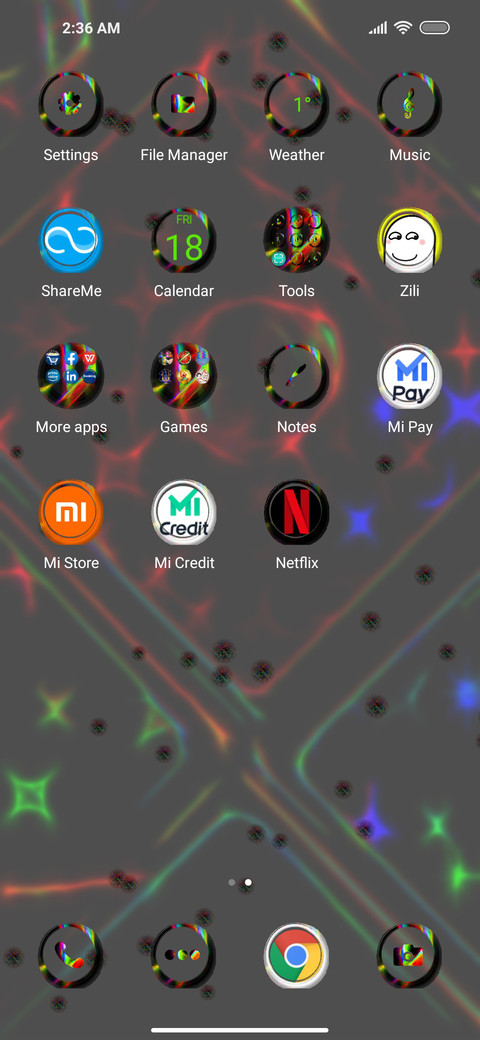 Neon Abstract screenshot