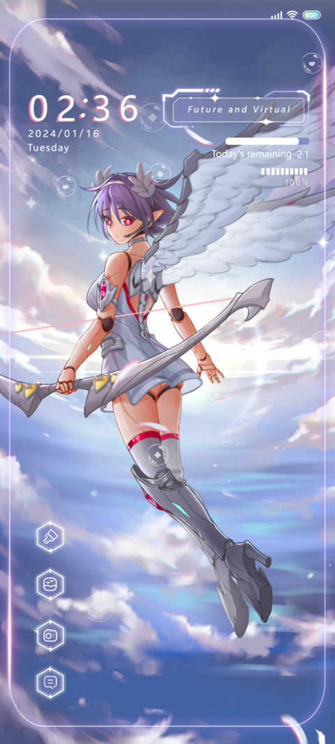 Angels and the sky screenshot