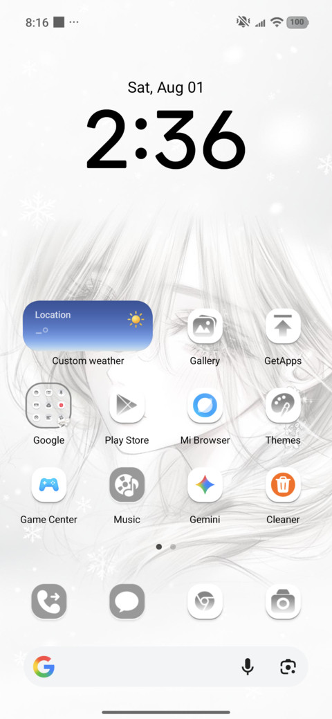Winter Snow Girl screenshot