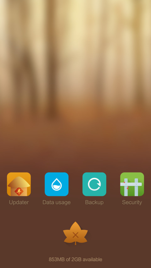 Autumn colors screenshot