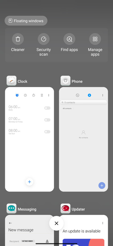 White screenshot