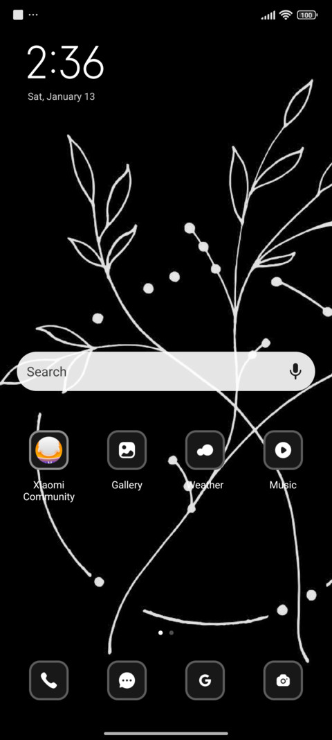 Minimal screenshot