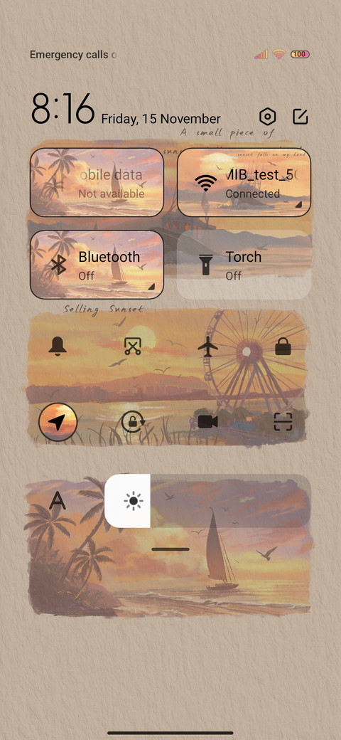 Oranges The sunset screenshot