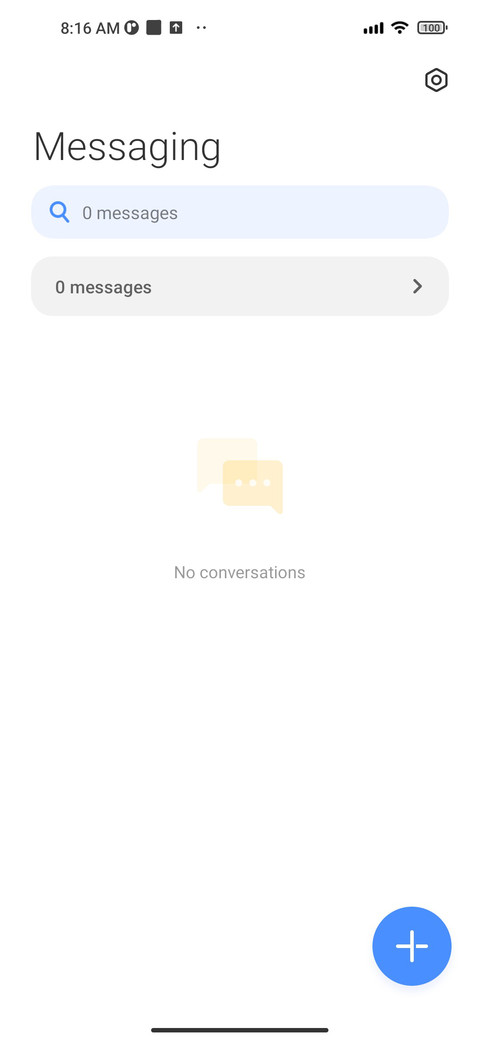 Blue Ui screenshot
