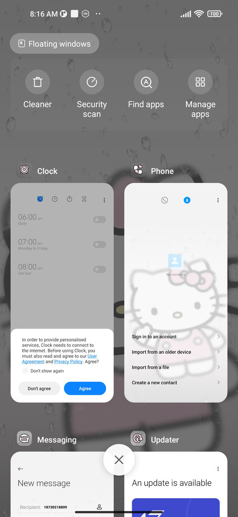 Hello Kitty Rain screenshot