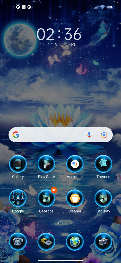 Blue lotus screenshot