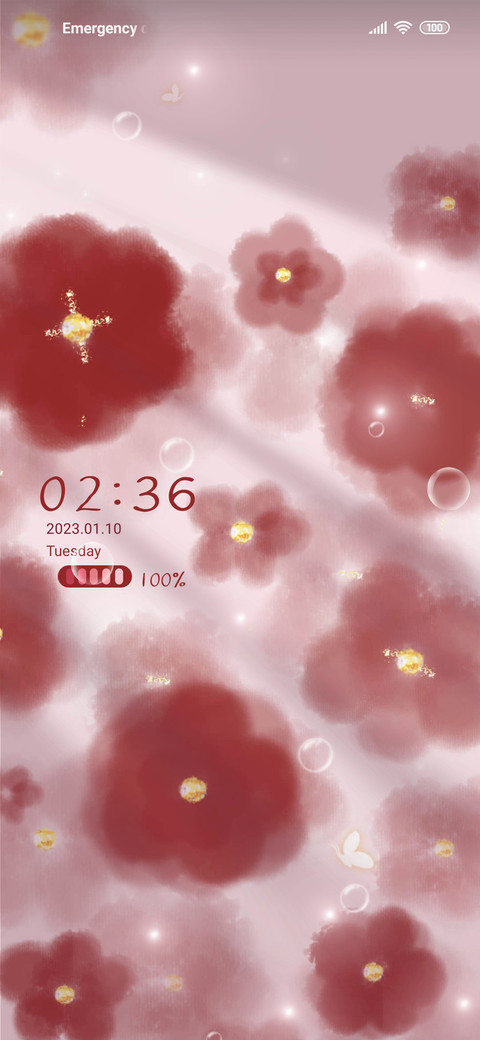 Romantic camellia screenshot