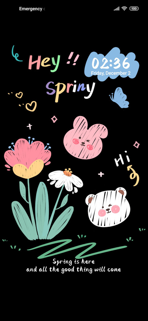 Graffiti flowers screenshot