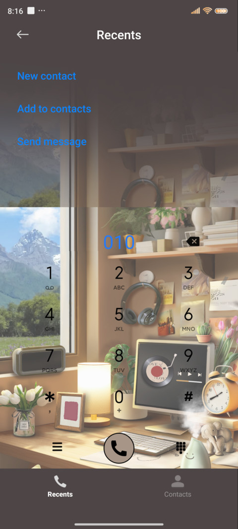Weather sensing screenshot