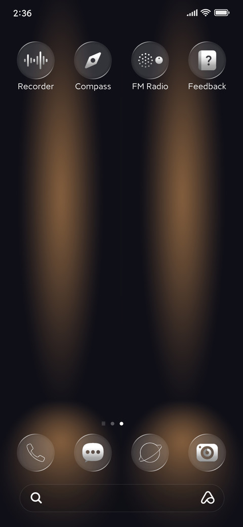 Round Glass 8V screenshot