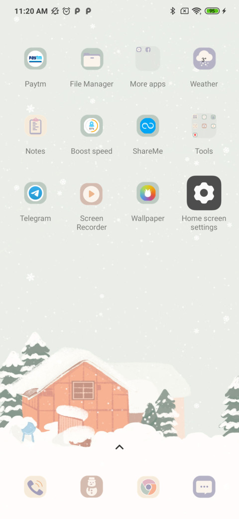 Winter snow screenshot