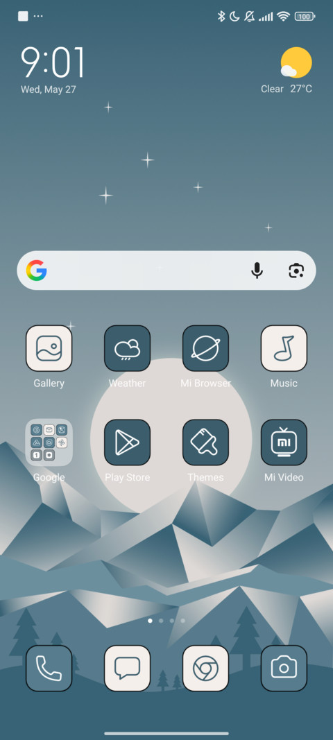 winter origami screenshot