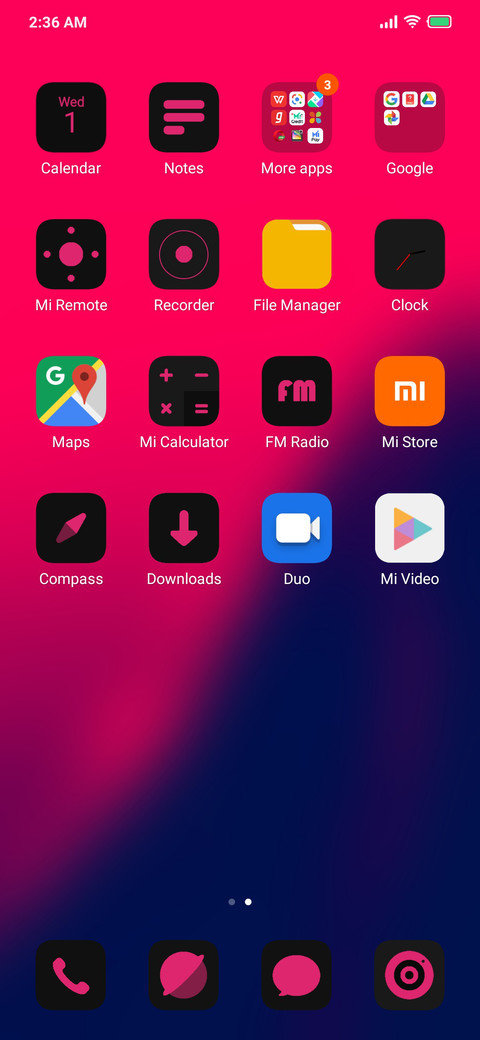 DarkDroid Red_DWM4 screenshot