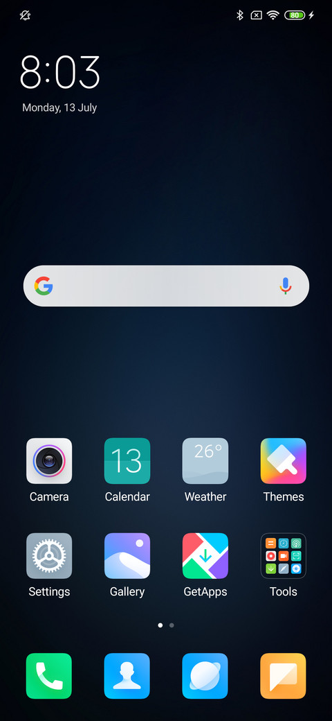 Std theme +  screenshot