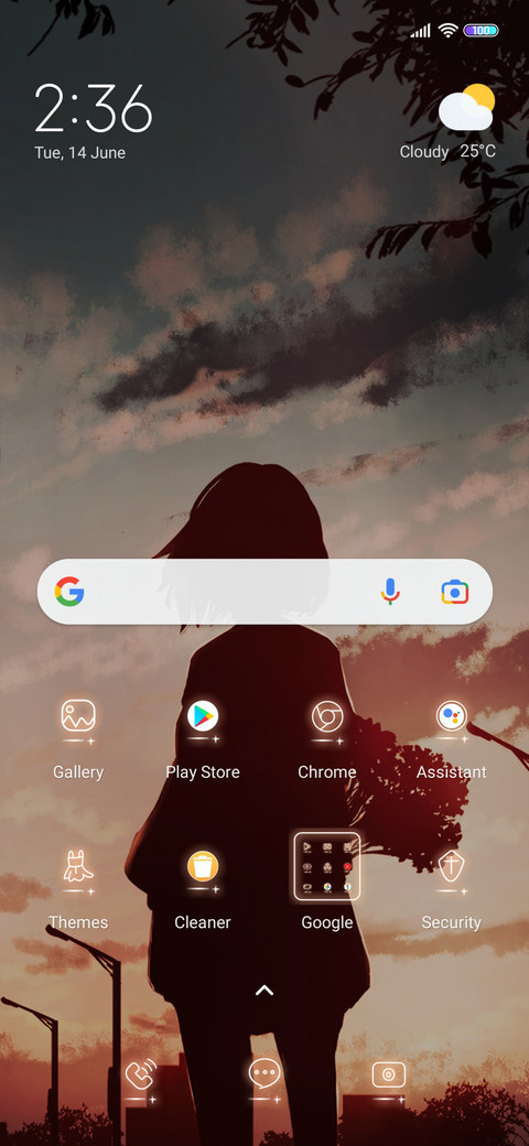 Lonely girl screenshot
