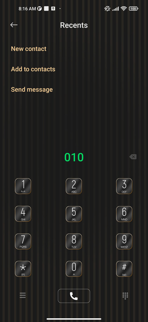 Luxury gold screenshot