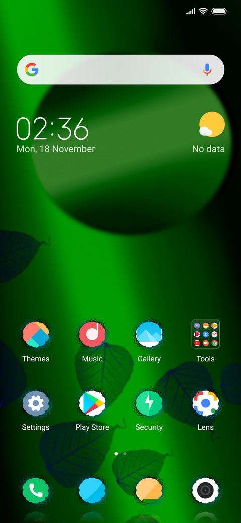 Green Eclips_DWM3 screenshot