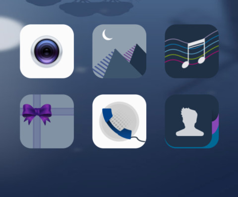 Deep blue screenshot