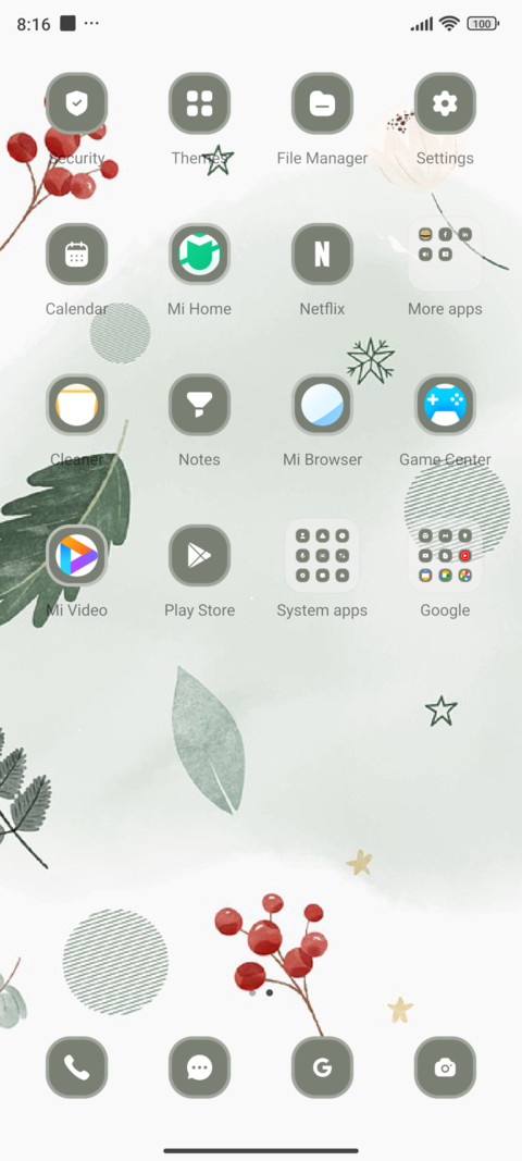Green grapes screenshot