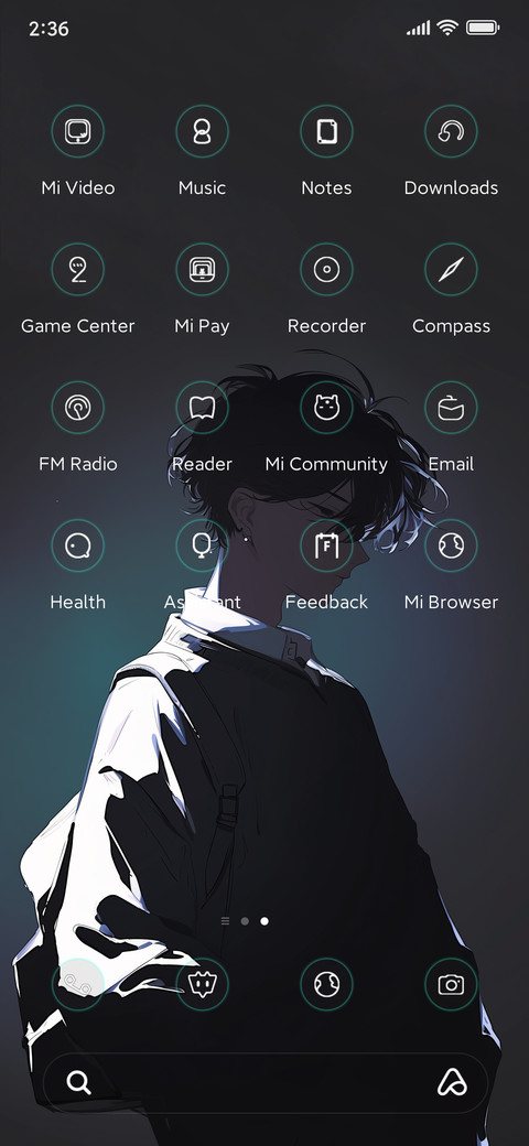 simple dark screenshot