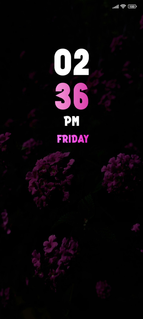 Petaled flower screenshot