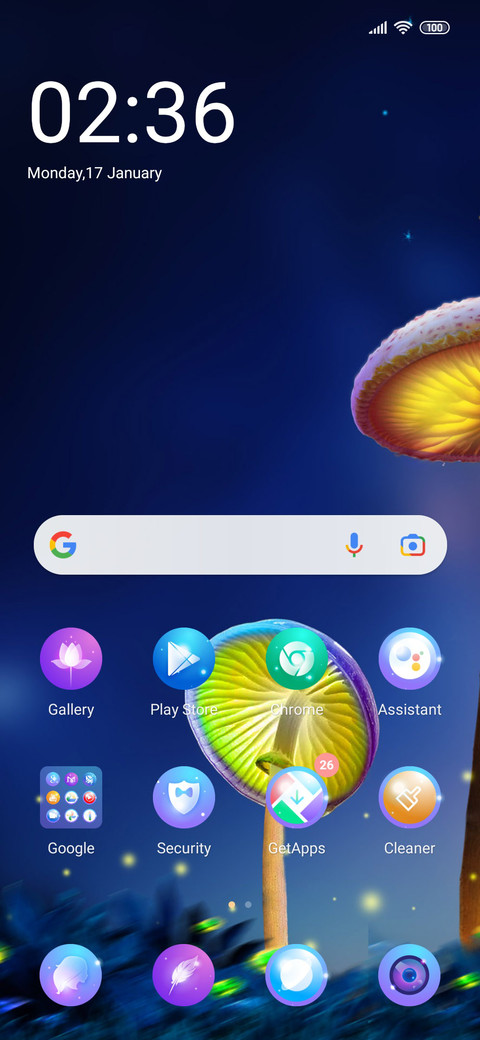 The mushroom screenshot