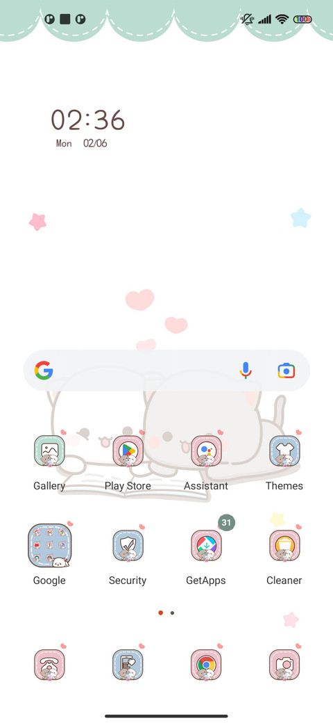 Peach Cat lovely screenshot