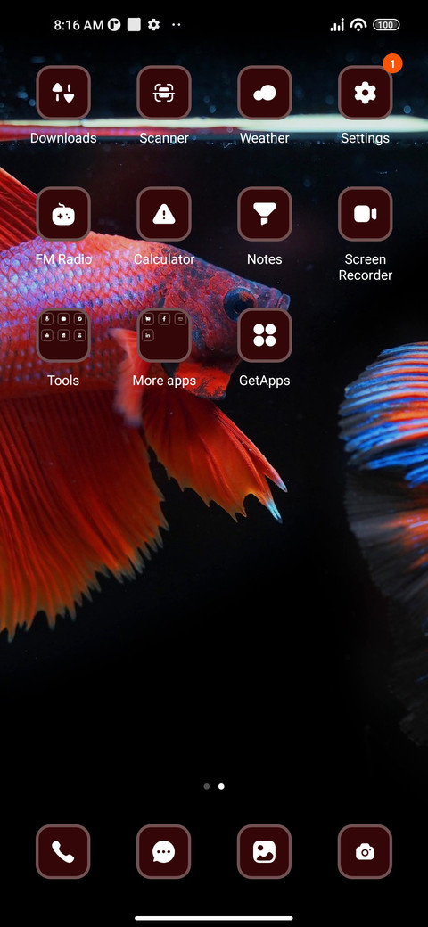 Fish screenshot