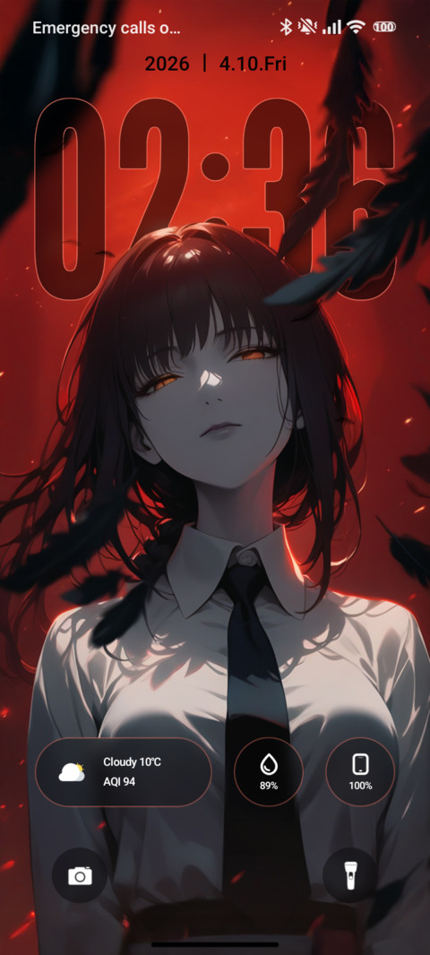 Red anime screenshot