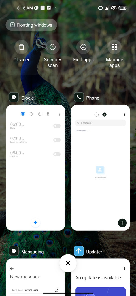 Peacock screenshot