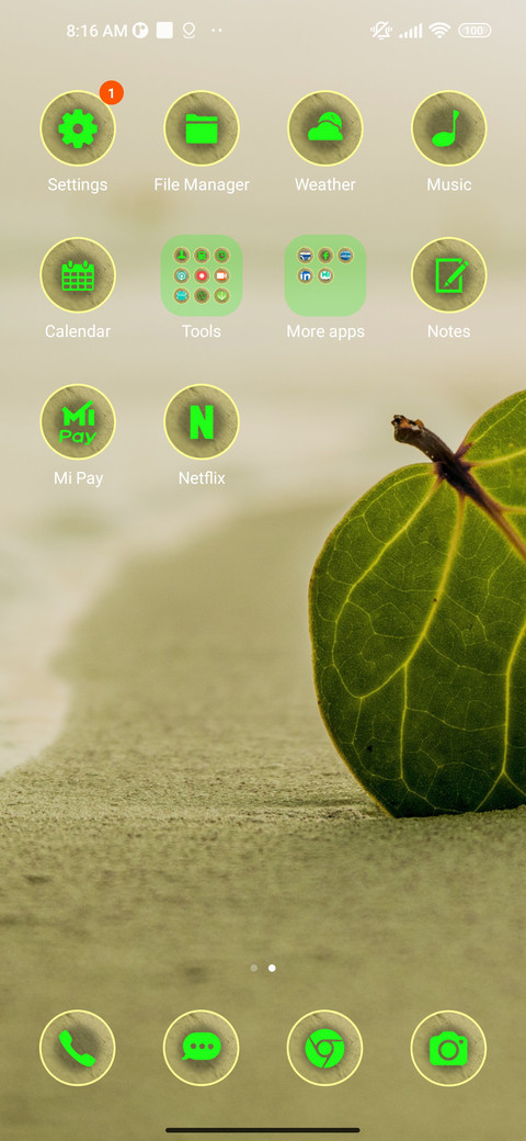 beach leaf screenshot