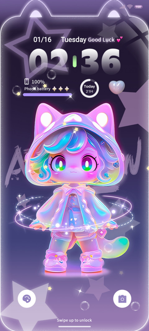 Crystal Cat Girl screenshot