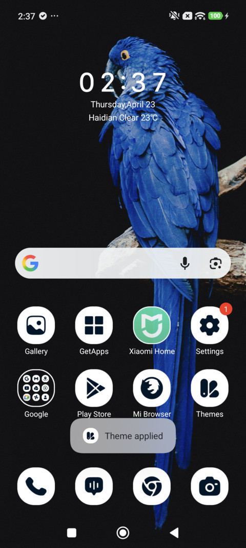 Blue Parrot screenshot