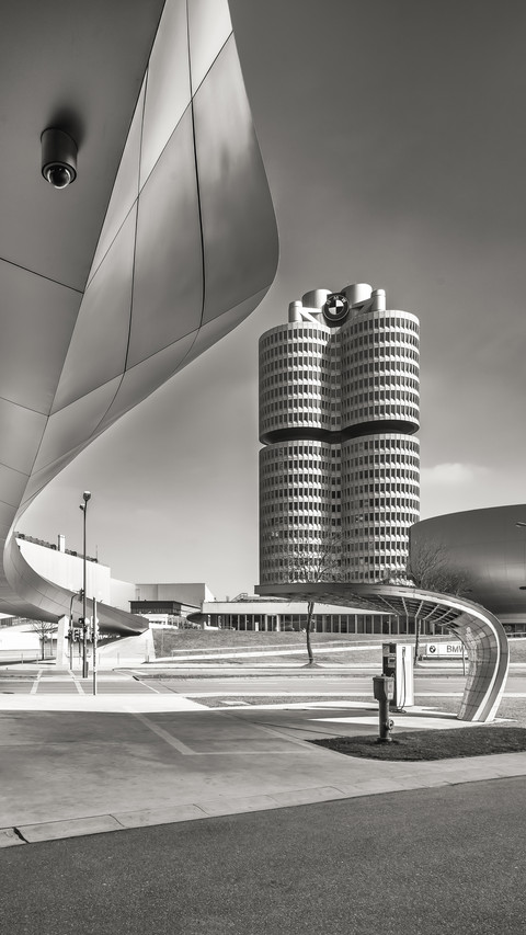 Futuristic bmw world munich germany screenshot