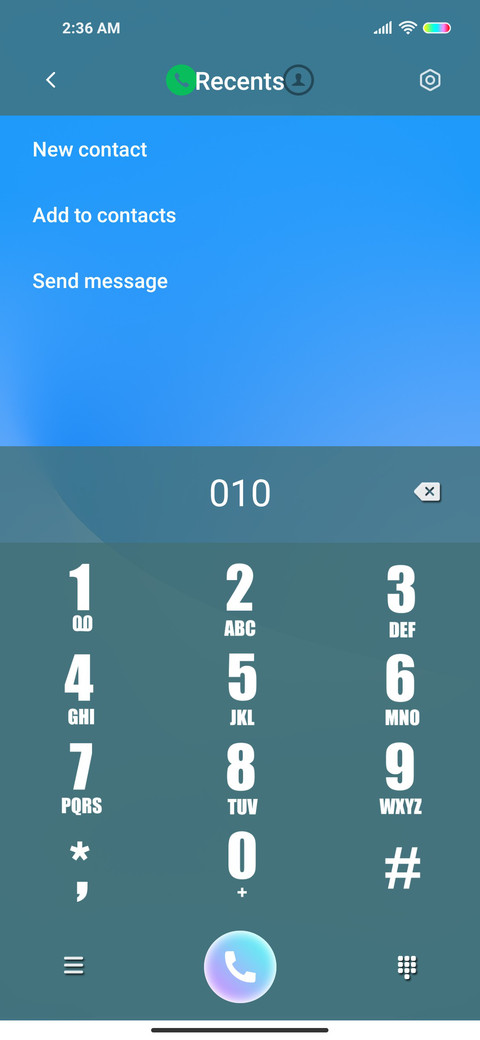 Multicolor window screenshot