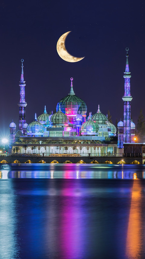 Crystal mosque in kuala terengganu malaysia screenshot