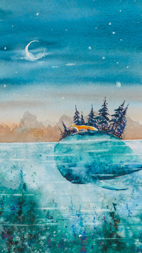 Healing oil painting screenshot