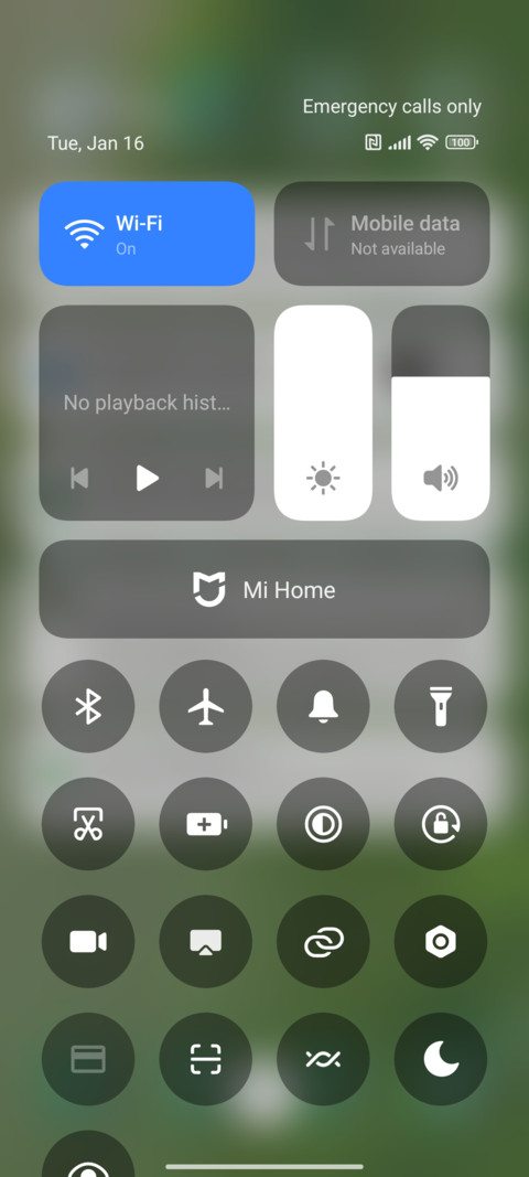 Rain droplets screenshot