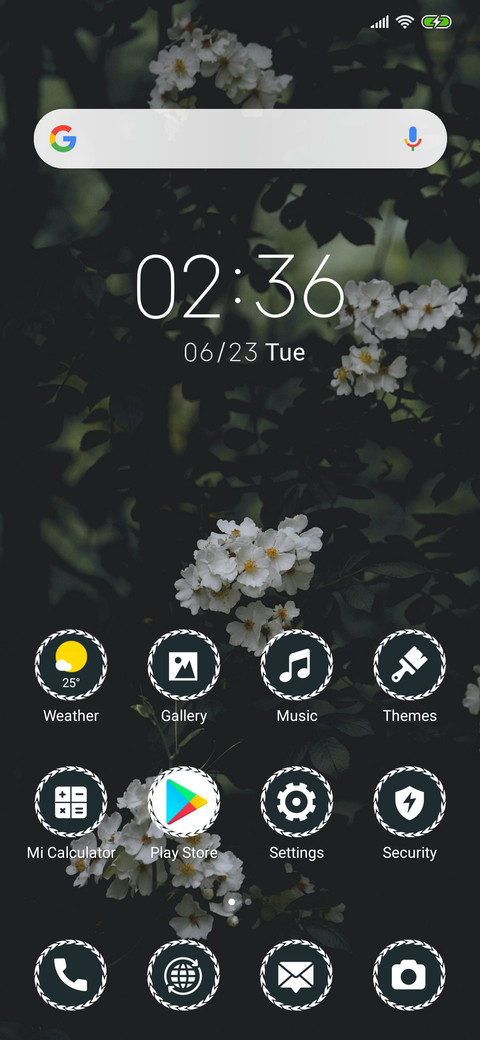 White Flower_3MDS screenshot