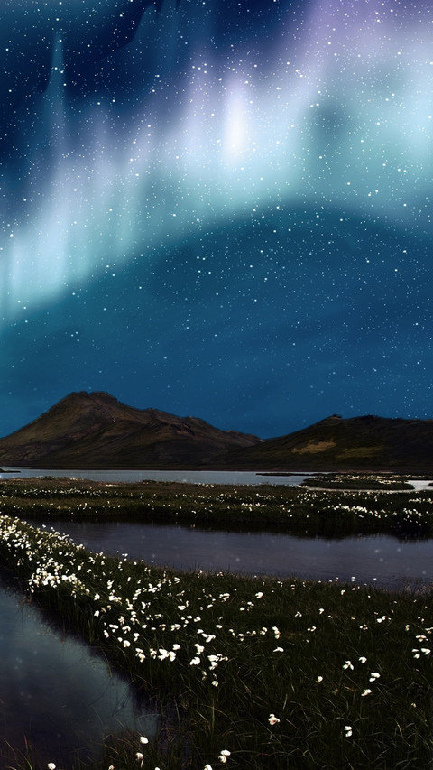星空草地河边 (2) screenshot