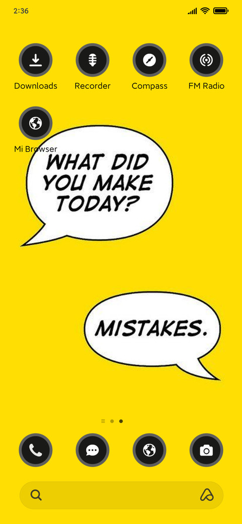 Mistakes screenshot
