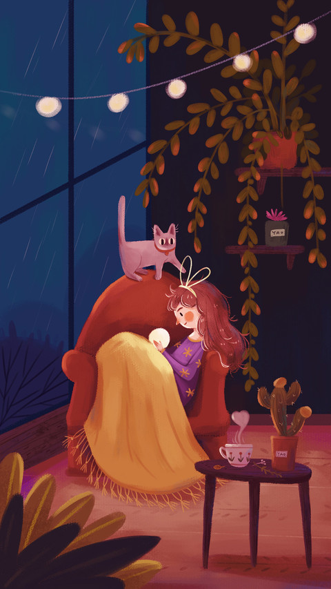 Nest in the sofa at night screenshot
