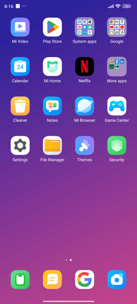 Purple Dark screenshot